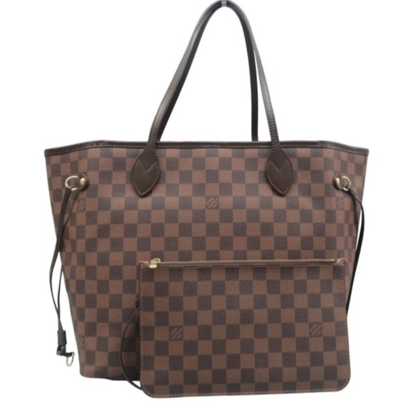 Louis Vuitton Handbags - 100% Authentic Louis Vuitton Neverfull MM W/P Brown Damier Ebene Tote Bag